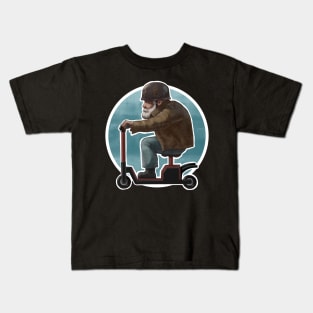 Hipster granpa Kids T-Shirt